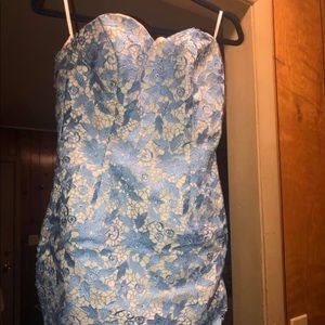 Blue Prom dress